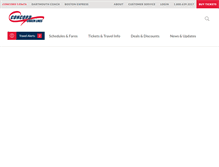 Tablet Screenshot of concordcoachlines.com